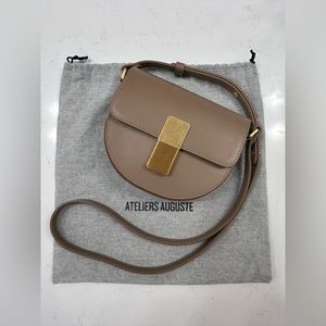 Ateliers Auguste Mini Sully Gold Edition Taupe Box Leather
